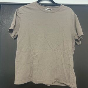 H&M Women's Short Sleeve Tan Tee